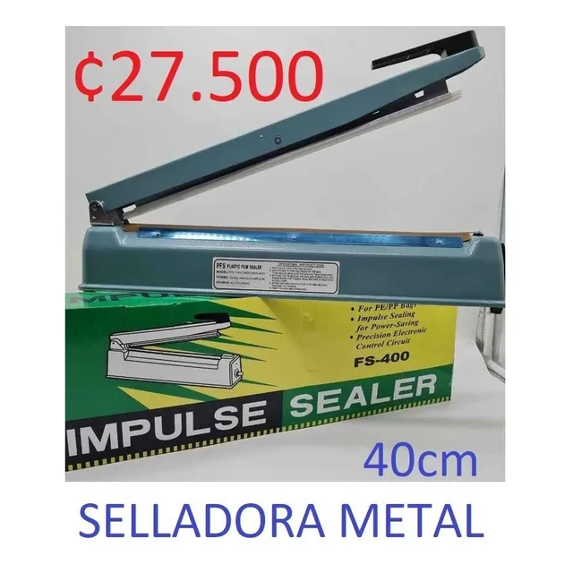 Selladora De Bolsas, 20cm,30cm,40cm En Metal O Plasticas
