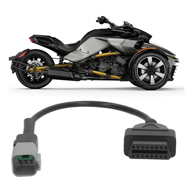 6-pin A 16-pin Obd2 Cable De Diagnóstico Para Can Am, Atv