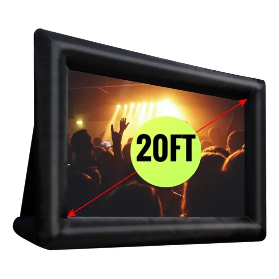 Chenzhilin Pantalla Cine Inflable Para Exterior 20 Pie Casa