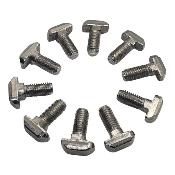 300 Pack Tornillo Cabeza De Martillo M8 X 20 Mm Ranura 10mm