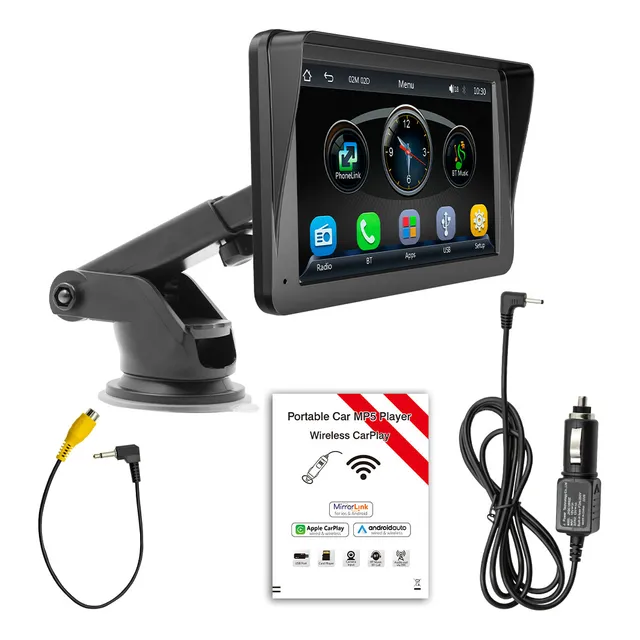 Radio Pantalla 7 Portatil Compatible Con Carplay Y Android