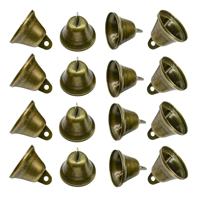 Campanitas De Bronce Vintage, 17 X 38 Cm, 20 Piezas