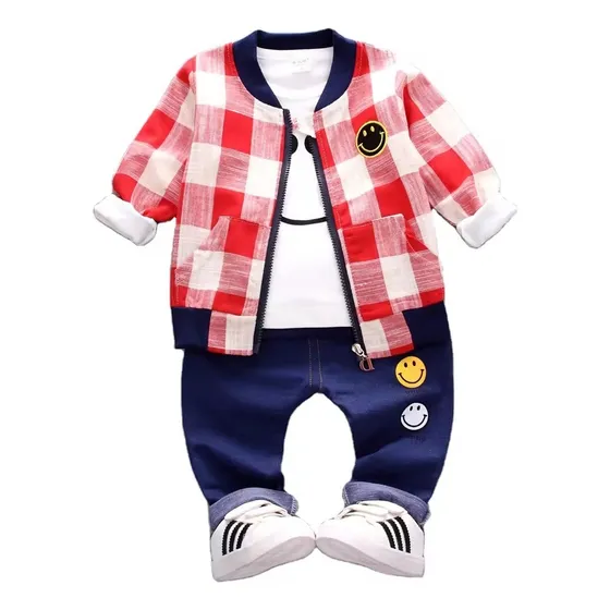 Conjunto De 3 Piezas, Franela, Chaqueta Y Pantalón