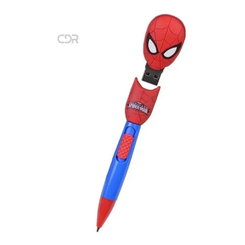 Pendrive Lapicera Spider Man Hombre Araña 8gb Usb 2.0