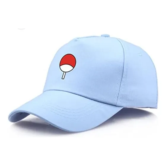 Gorra Unicolor Azul Claro Clan Uchiha Naruto