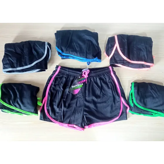 Shorts Deportivos Para Damas Con Licra (6 Unidades) Al Mayor