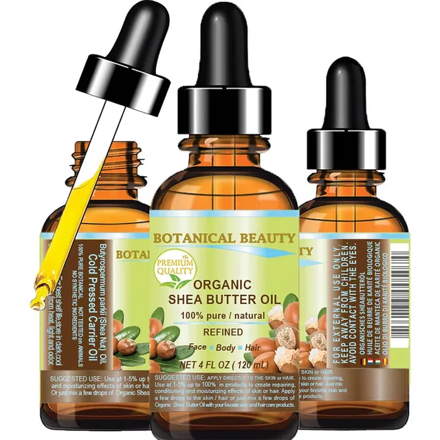 Aceite De Karité Orgánico 100% Puro, Natural, Refinado, Pren