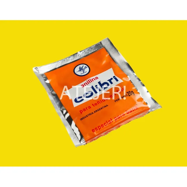 Anilinas Colibri Para Teñido Frio X 20 Gs Todos Los Colores