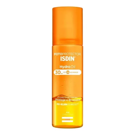 Protetor Solar Corporal e Bronzeador Isdin HydroOil FPS 30 200ml