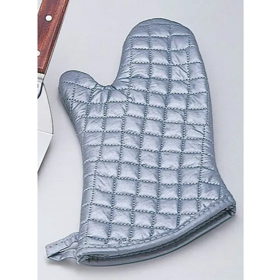 Silver Oven Mitten Extra Large Som-17 Total Length 17.3