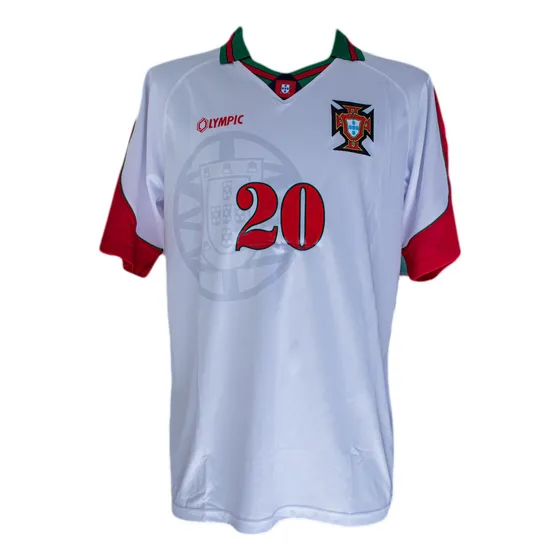 Jersey Seleccion De Portugal Luis Figo #20 Visitante