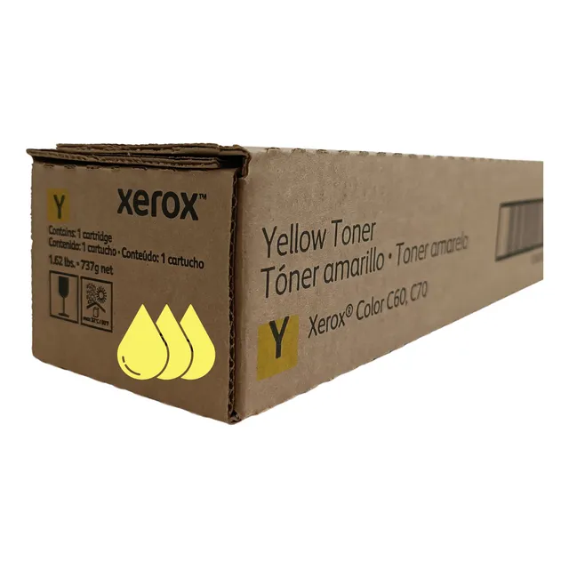 Toner Xerox C60 C70 Amarillo 006r01662 Original
