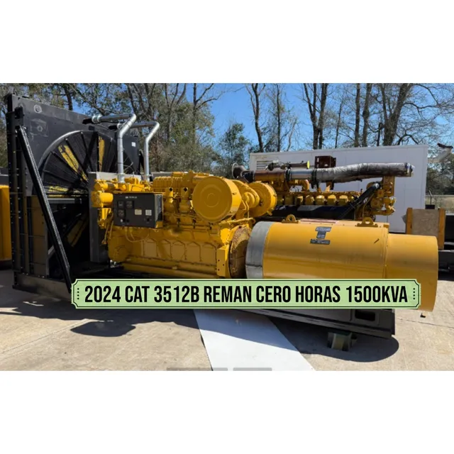 Generador Planta 2024 Caterpillar Cat 3512b Reman 1500kva