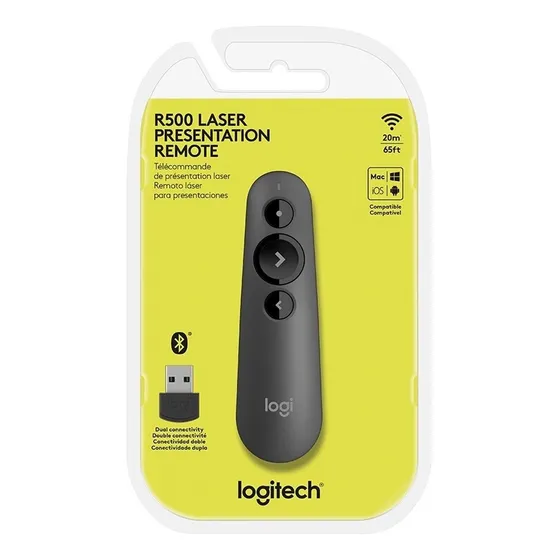 Apresentador Sem Fio E Bluetooth R500 Logitech