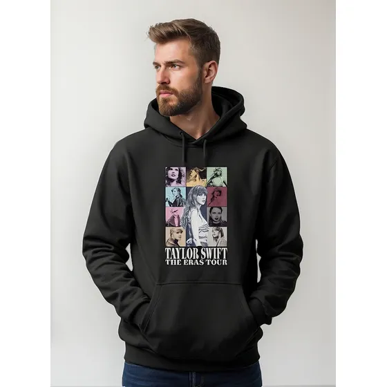 Blusa De Frio Moletom Taylor Swift The Eras Tour Canguru