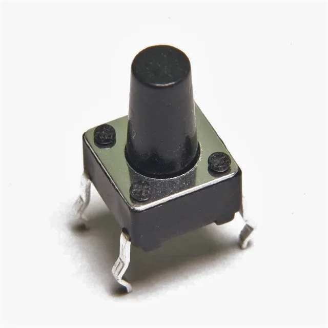 Kit 100 Chaves Tactil 180º 6x6x9,5mm 4 Terminais