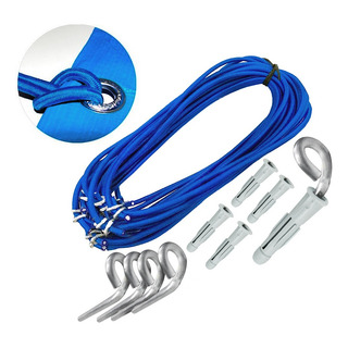 32 Pinos Com Extensor Fixação Reforçado Capa Lona De Piscina 32 Pinos Com Extensor Fixação Reforçado Capa Lona De Piscina