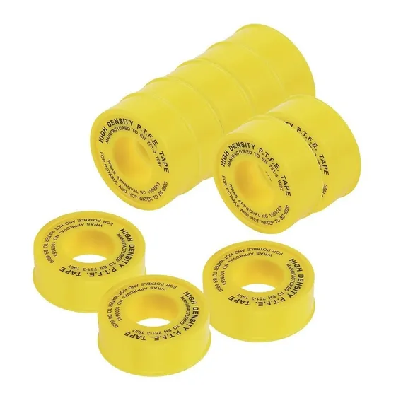 Pack 10 Rollos Cinta Teflón Gas  3/4 Pulgada.