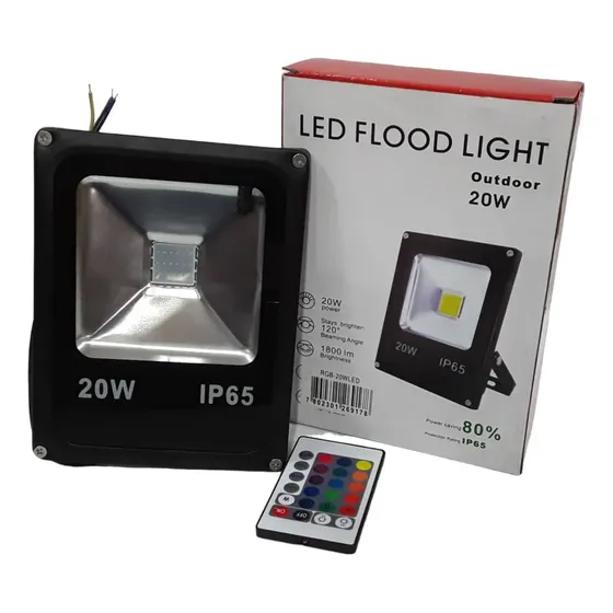 Reflector Rgb 20w Led Flood Light Exterior