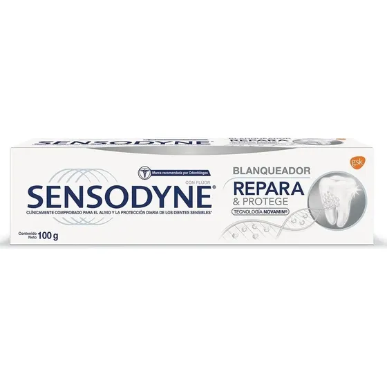 Crema Dental Sensodyne Repara & Protege Blanqueador 100g
