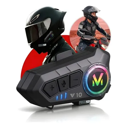 Fone De Ouvido Para Capacete Intercomunicador Bluetoot Moto Hardline Bluetooth Para Capacete Headset Moto Sem Fio Música Gps Chamada Handsfree Alta Potência