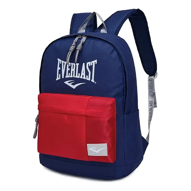 Mochila Everlast Portanotebook Laptop 15.6 Reforzada Premium Color Azul 22257 Diseño de la tela Liso