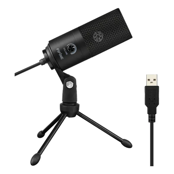 Microfone Gamer Fifine K669b Condensador Cardioide Youtuber 