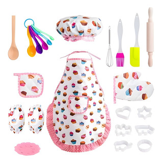 Delantal Infantil Para Niña Cocina Utensilios Para 20 Uds. Delantal Infantil Para Niña Cocina Utensilios Para 20 Uds.