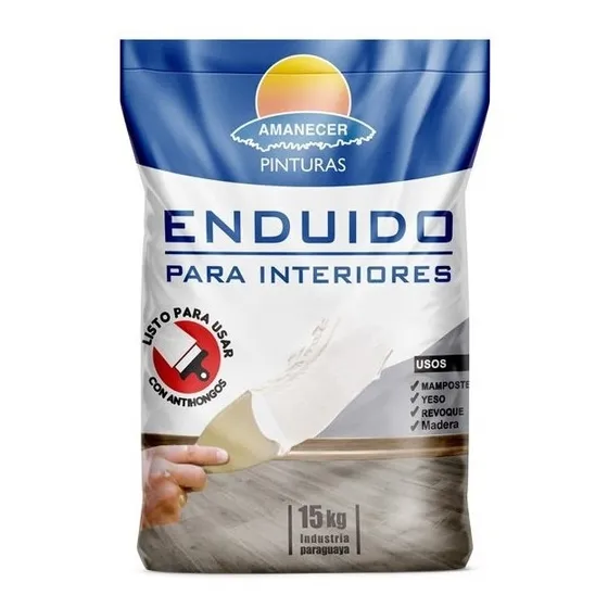 Enduido Para Interiores Blanco 15 Kg  | Amanecer