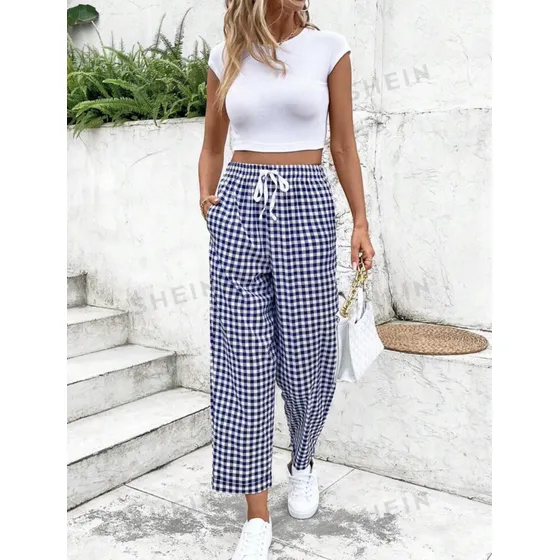 Pantalón A Cuadros