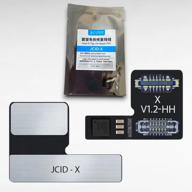 Flex Tag Reparo Face Id P/ iPhone X Programadora Jcid Jc V1s