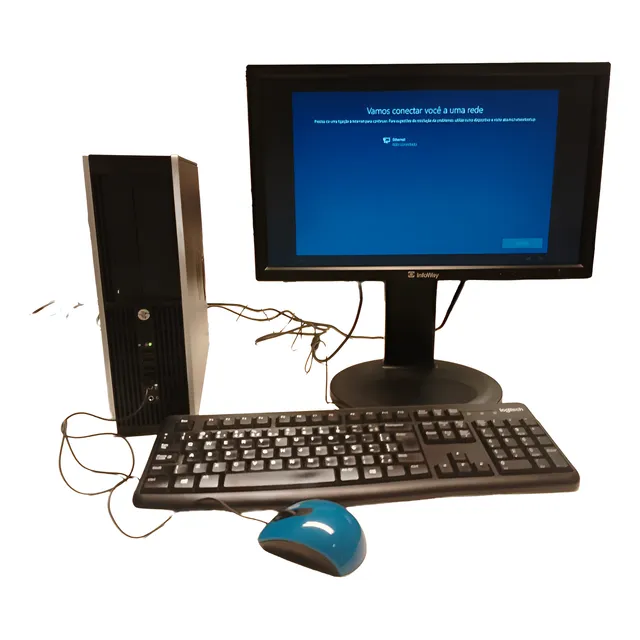 Desktop Ecochip Hp Pro4300 I5-3470s 2.90ghz Ssd240gb 8gb Nf