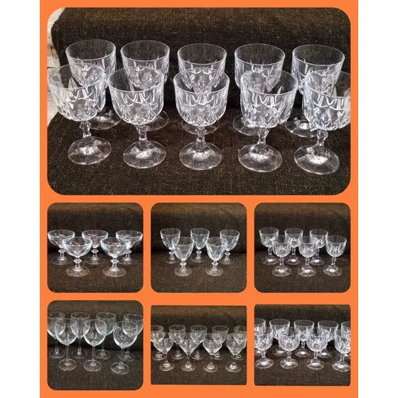 Juegos De Copas Vino Champán Aperitivo Y Agua