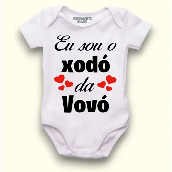 Body Bebê Frases Eu Sou O Xodó Da Vovó F152
