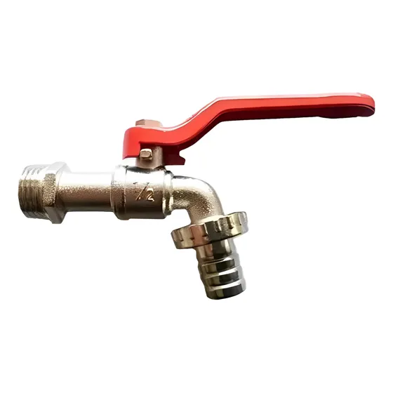 Llave De Chorro De Paso Larga 1/2 Con Pico Plástico 