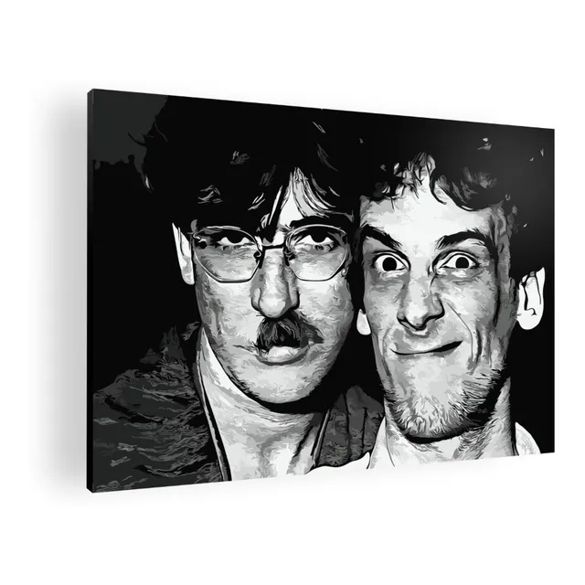 Cuadro Diseño Poster Charly Garcia Y Spinetta 84x60 Mdf