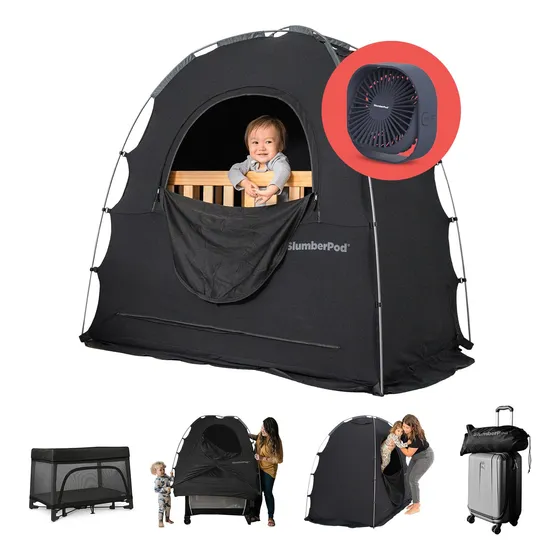 Tienda De Campaña Blackout Slumberpod Con Ventilador Para Be