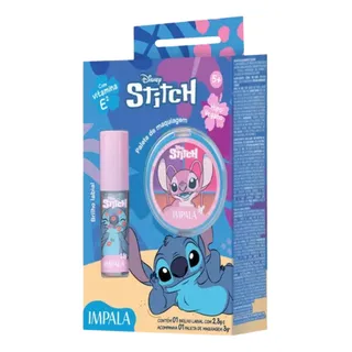 Kit Infantil Impala Stitch Maquiagem E Brilho Labial Glitter Kit Infantil Impala Stitch Maquiagem E Brilho Labial Glitter