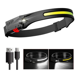 Lampara De Cabeza Led Recargable Con Sensor 2 Tipos De Led Lampara De Cabeza Led Recargable Con Sensor 2 Tipos De Led