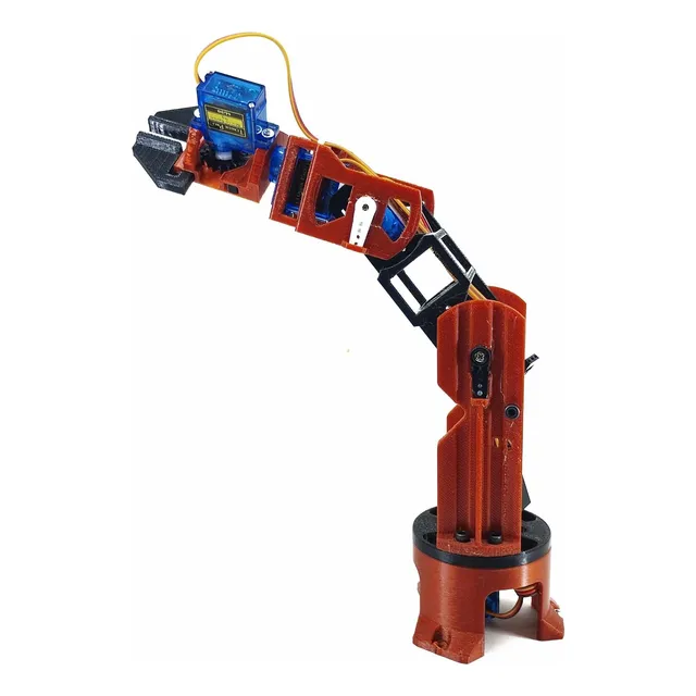 Brazo Robótico Proyecto Arduino Mg90s/sg90 (rv.10)