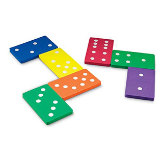 Dominó De Espuma Gigante Learning Resources Jumbo Dominó De Espuma Gigante Learning Resources Jumbo