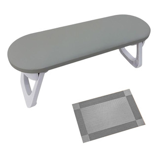 Soporte De Brazos Para Uñas Cojín Esquina Redonda Gris Soporte De Brazos Para Uñas Cojín Esquina Redonda Gris