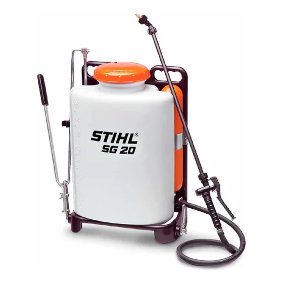 Fumigadora Aspersora Manual De 18 L Sg 20 Stihl De Mochila Color Blanco