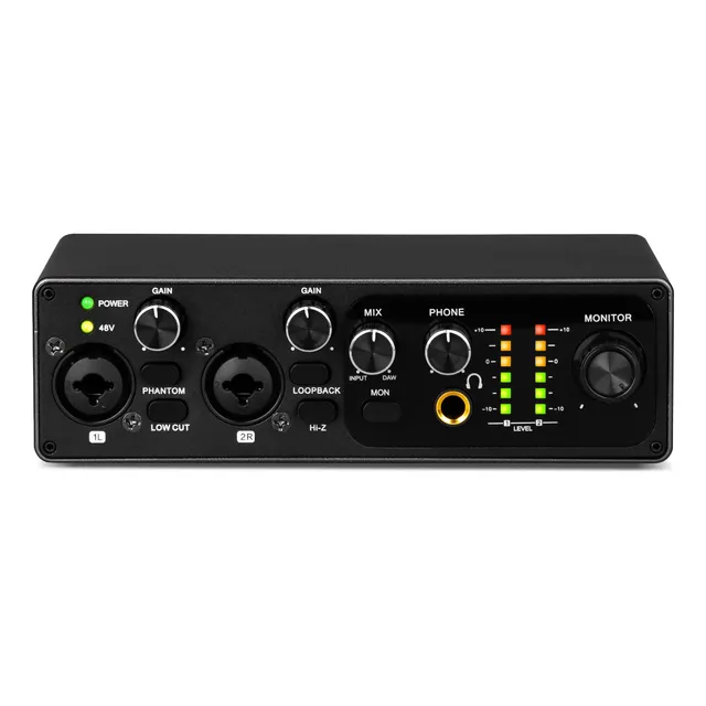 Depusheng Mr22 Interface De Audio Usb De Grabación