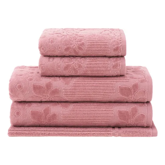 Jogo de Toalhas Buddemeyer Lollipop 5 Unidade Cor Rosa