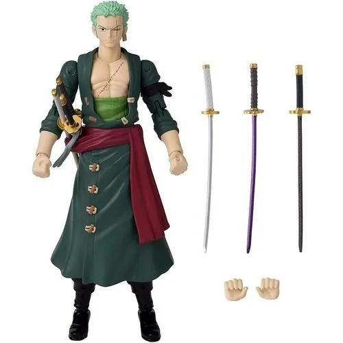 Muñeco Roronoa Zoro One Piece Anime Heroes Bandai