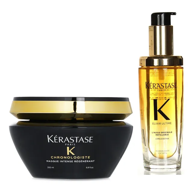 Kit Kérastase Chronologiste Máscara + Elixir Ultime Óleo