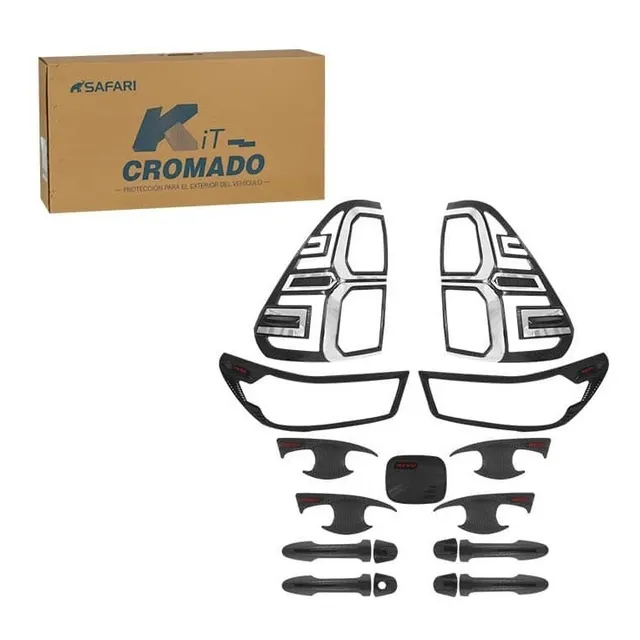 Kit Protectores Cromados Hilux Revo 2021-on E58hlrv2021cb