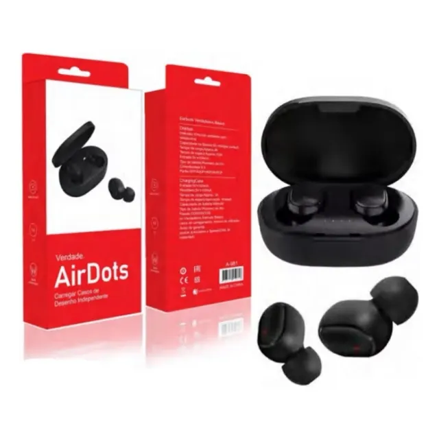 Auriculares Inalámbricos Bluetooth Redmi Airdots 2 Pro Negro