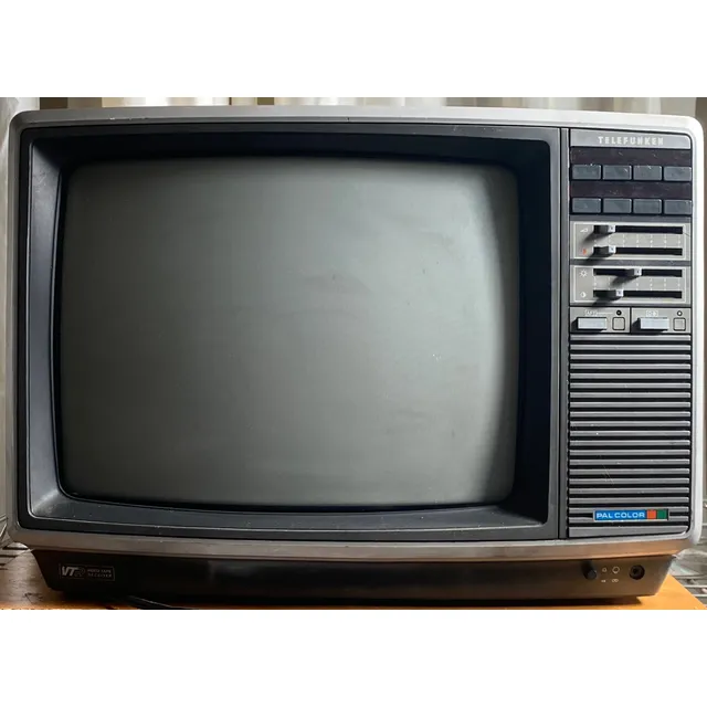 Mini Telefunken Palcolor Não Rádio Antigo Televisor